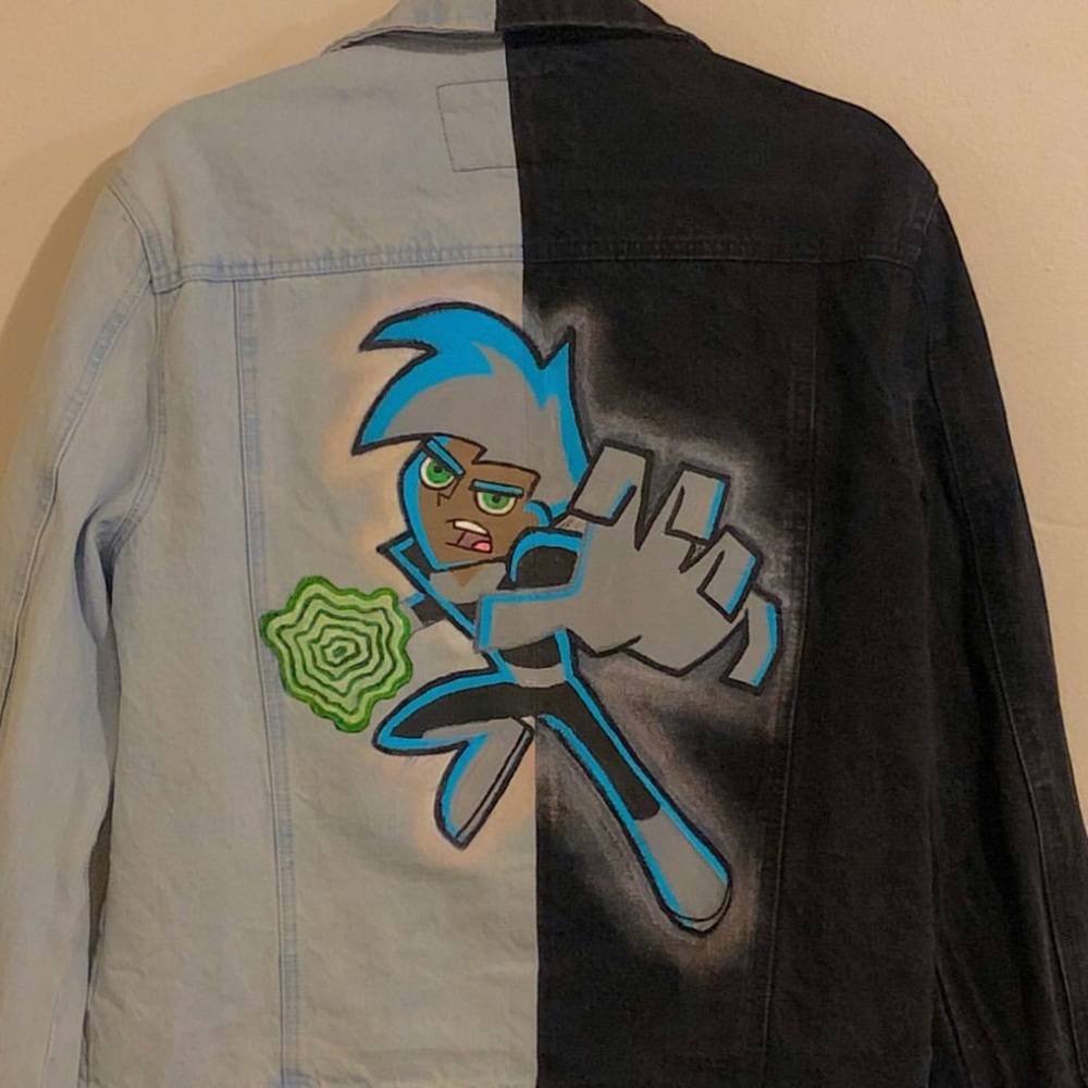 Custom Danny Phantom Jean Jacket - image 2